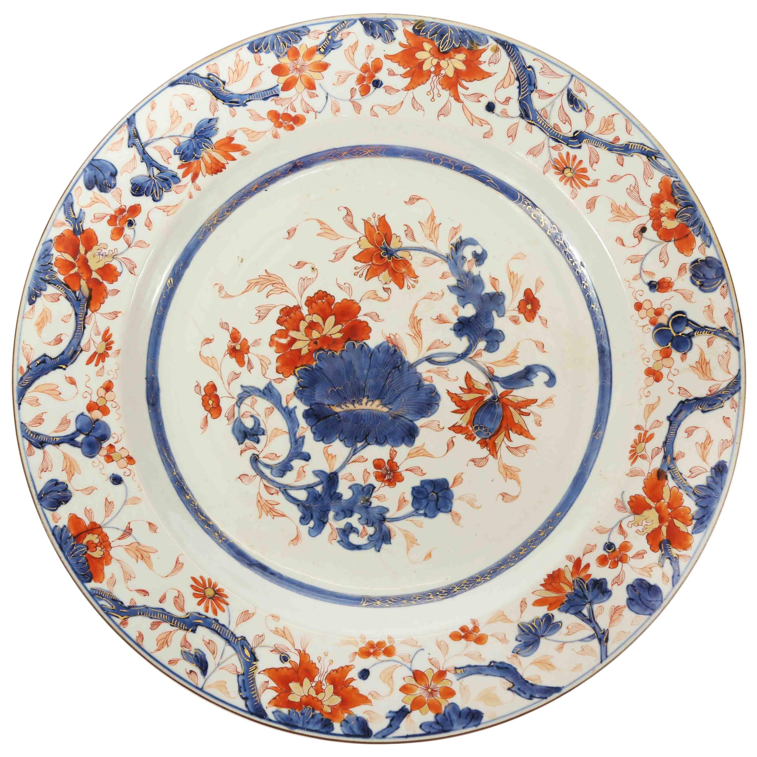 Porcelain Charger in the Chinese Imari Pattern from The Elinor Gordon Collection