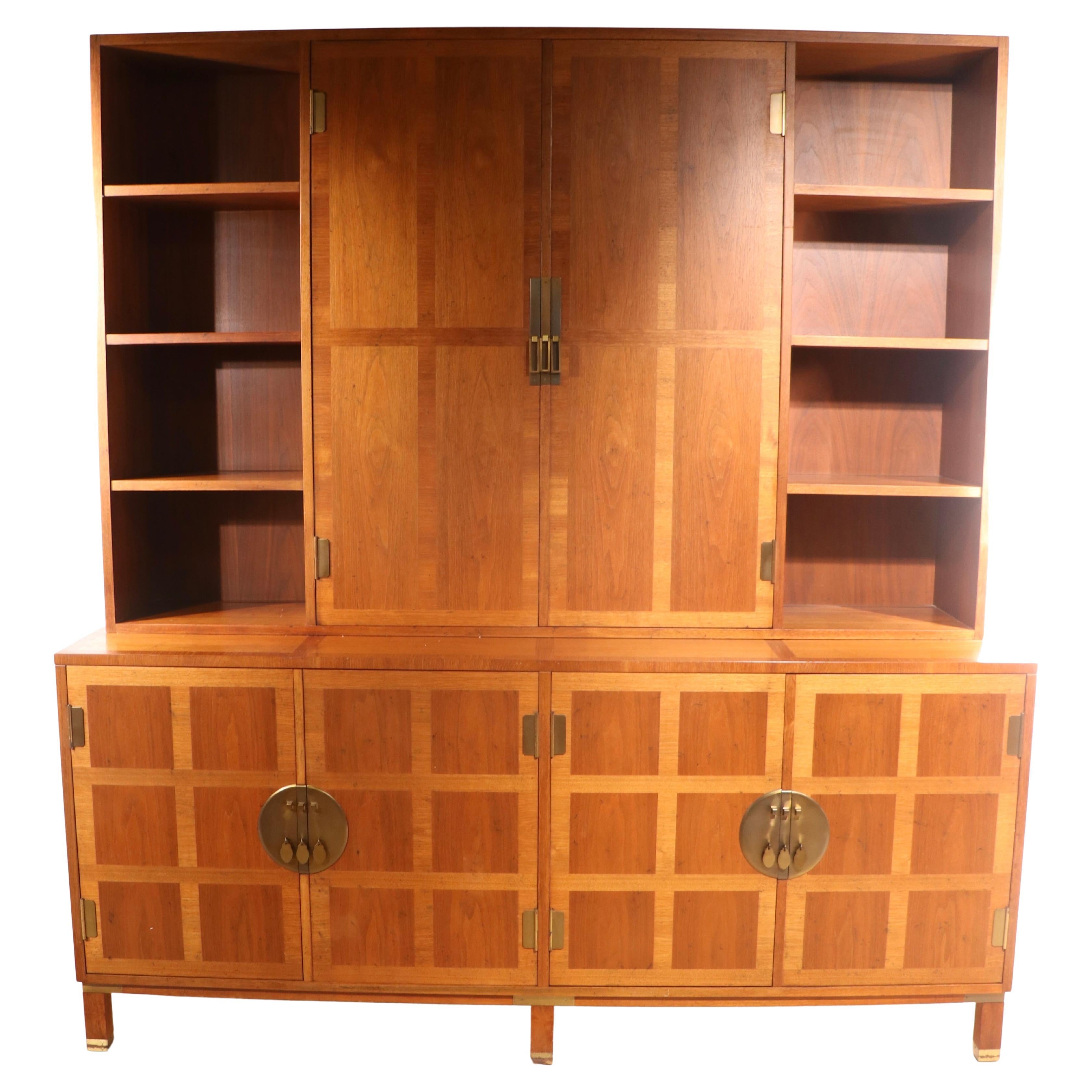 Large Chinese Modern Style Cabinet Credenza by Baker Milling Road Furniture