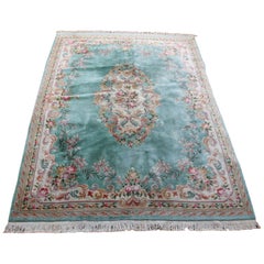 Large Chinese Rug Aubusson Carpet Savonnerie Thick Wool Pile