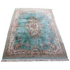 Large Chinese Rug Aubusson Carpet Savonnerie Thick Wool Pile