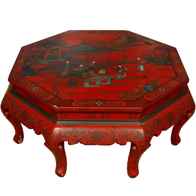 Red Shanxi Buffet at 1stdibs