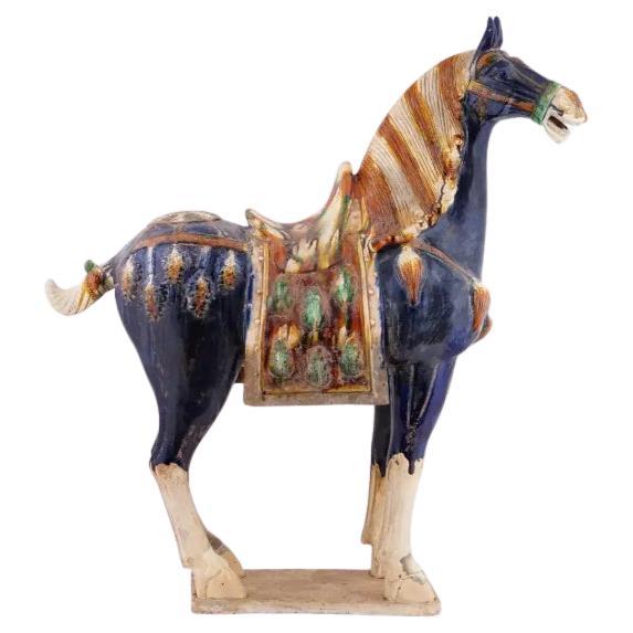 Large Chinese Tang Manner Pottery Figure Of Horse