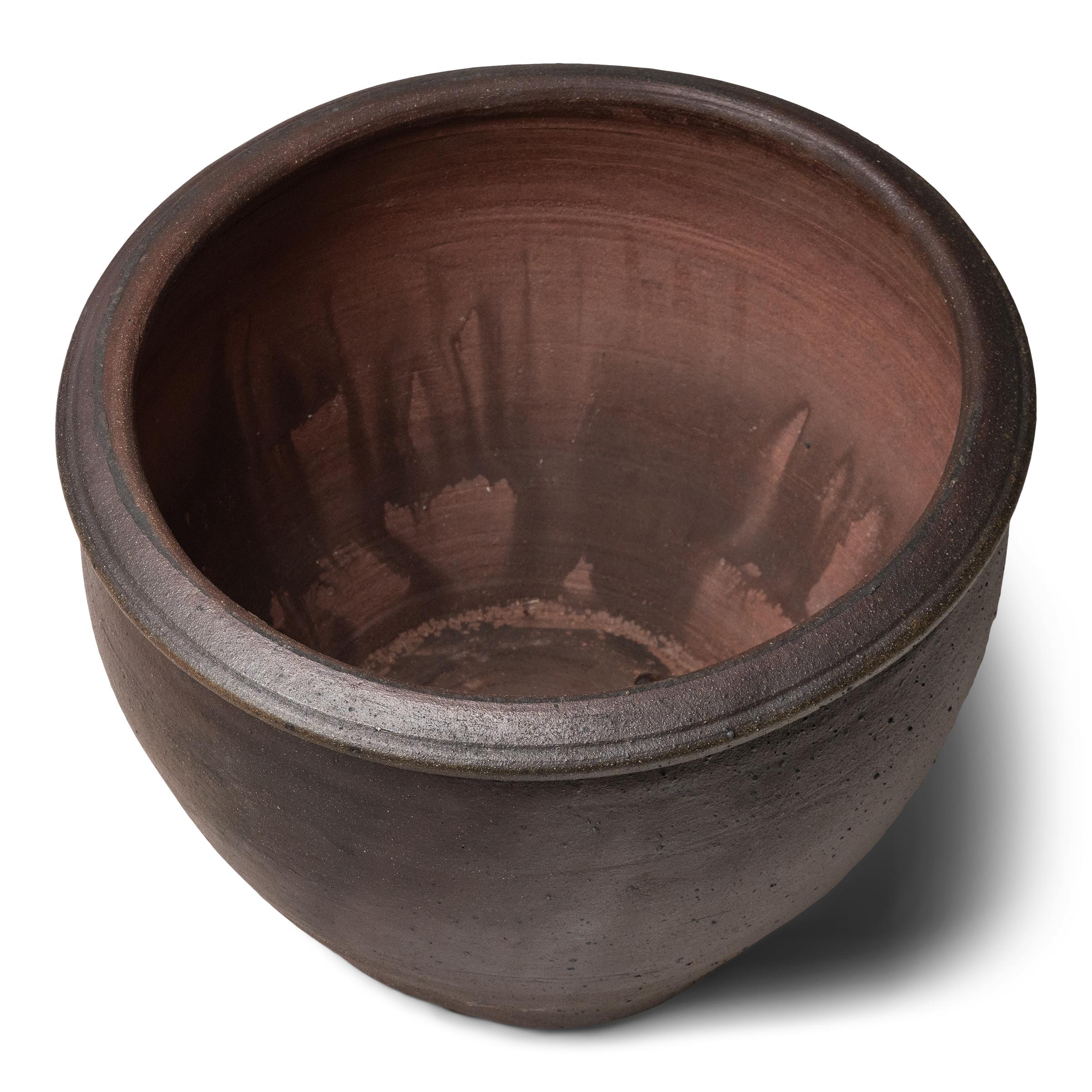Minimalist Large Chinese Unglazed Terracotta Pot