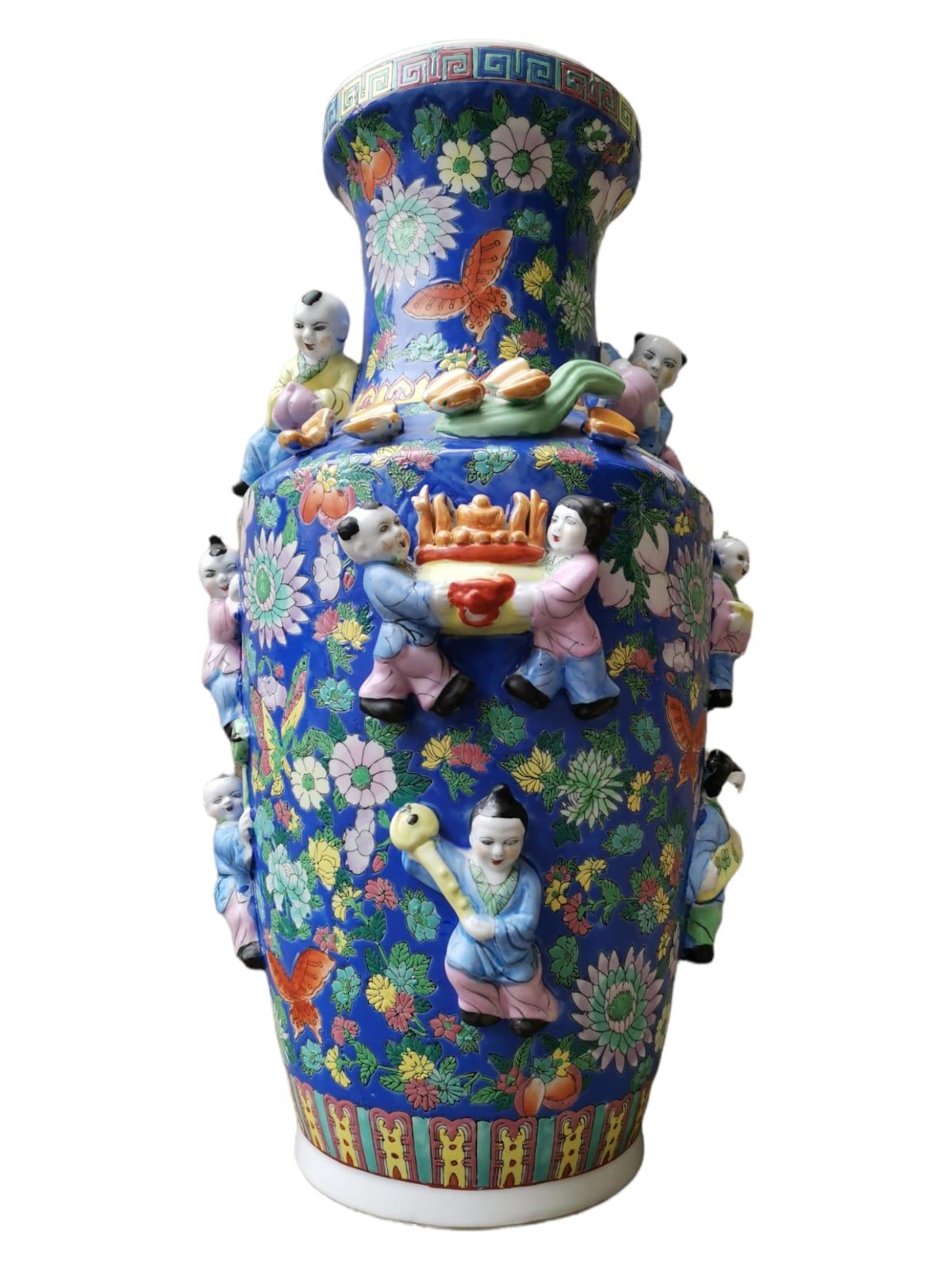 Grand vase chinois du 20ème siècle en vente 1