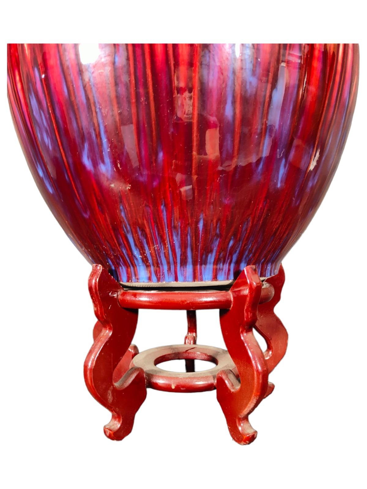 Moderne Grand vase chinois du 20ème siècle en vente