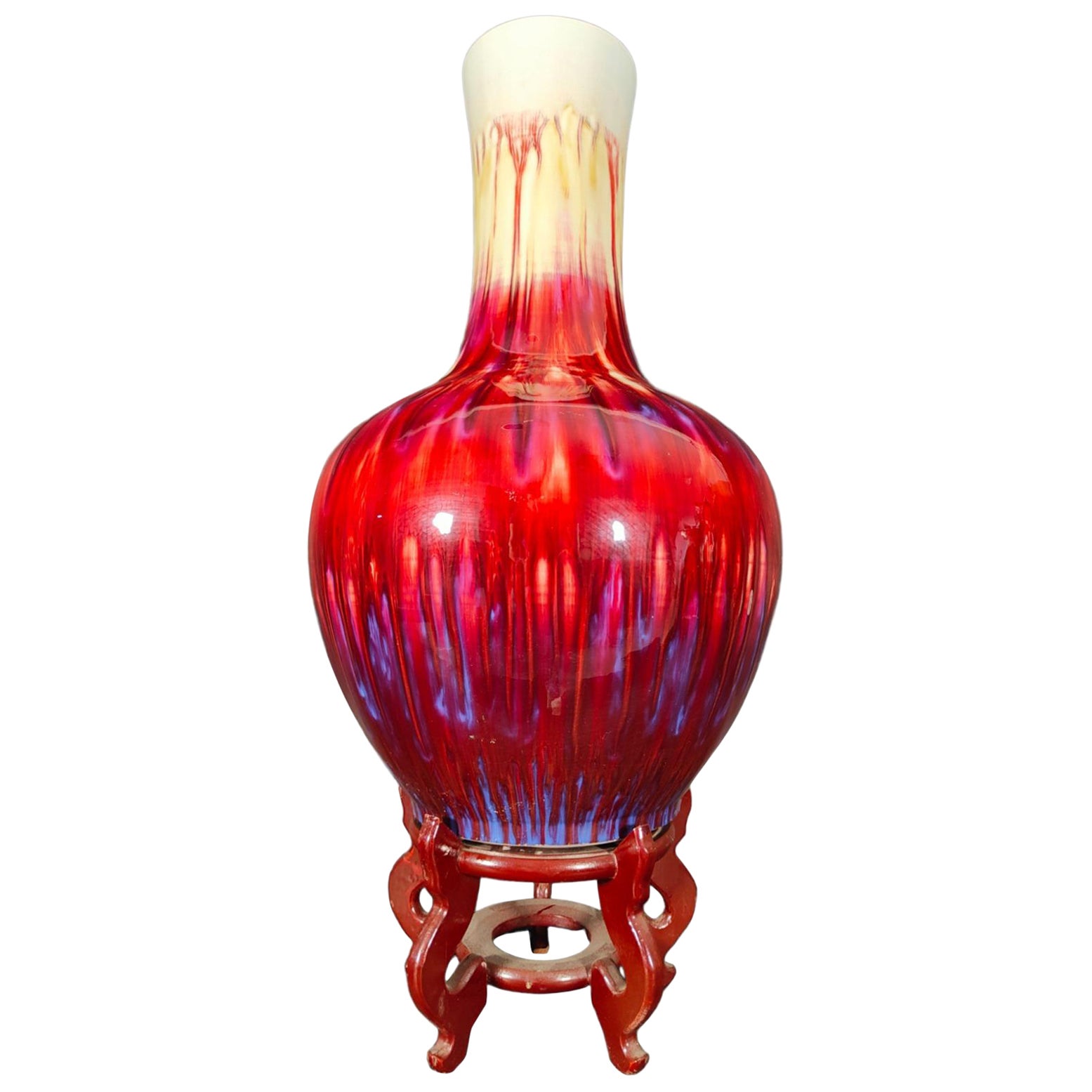 Grand vase chinois du 20ème siècle en vente