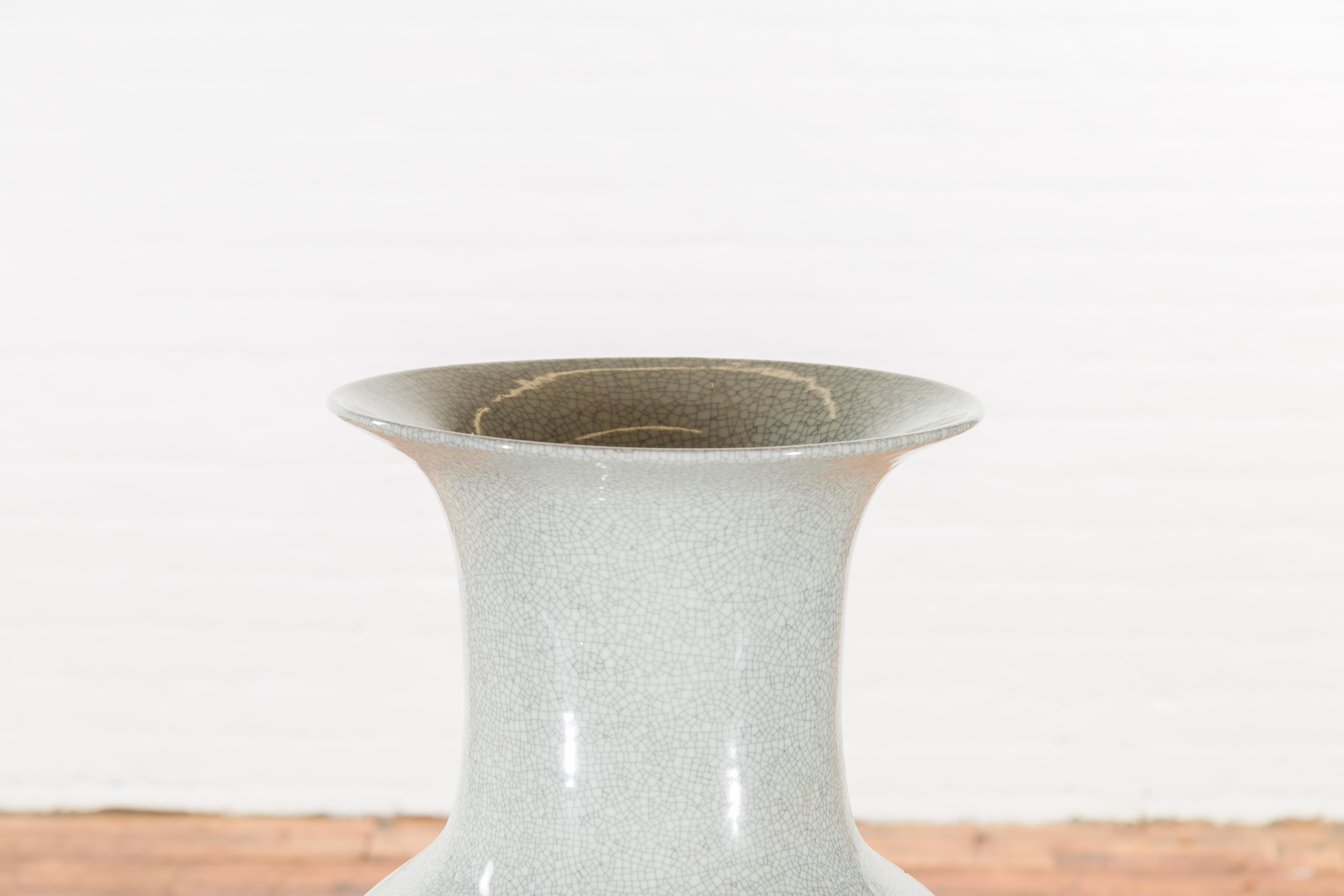 extra large white ceramic vase