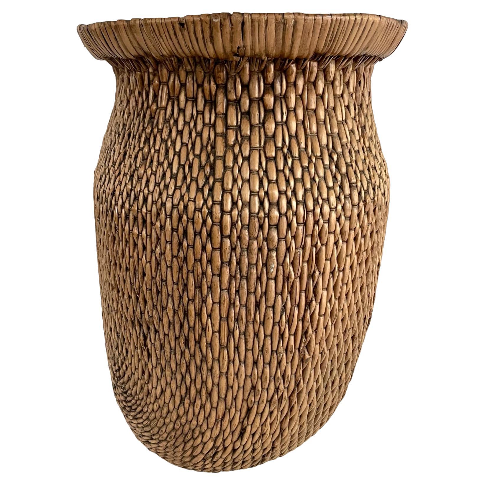 Large Chinese Willow Basket