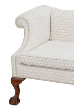 Large Chippendale Style Mahogany Sofa