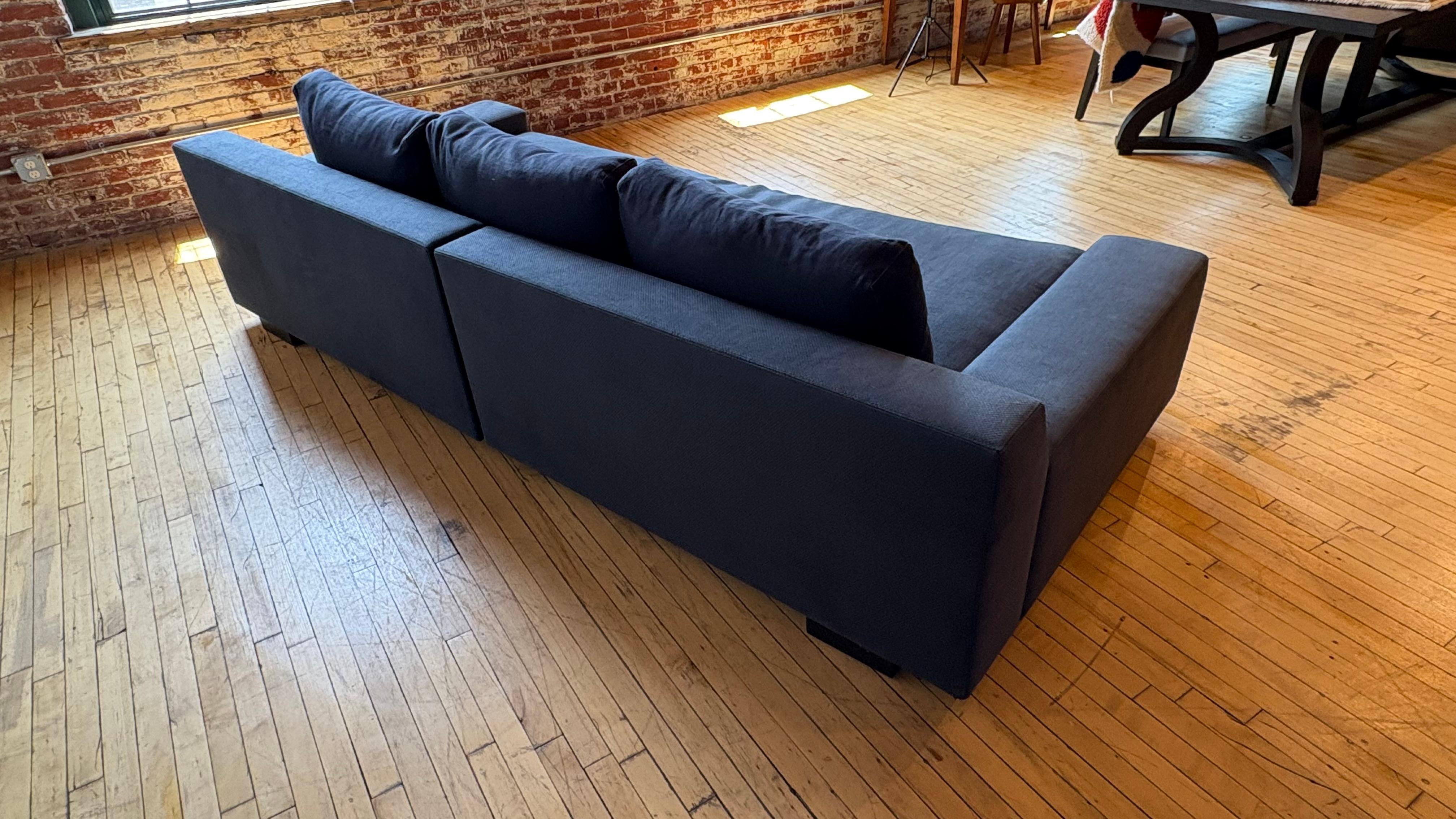 Modern Large Christian Liaigre “Augustin” Sofa For Sale