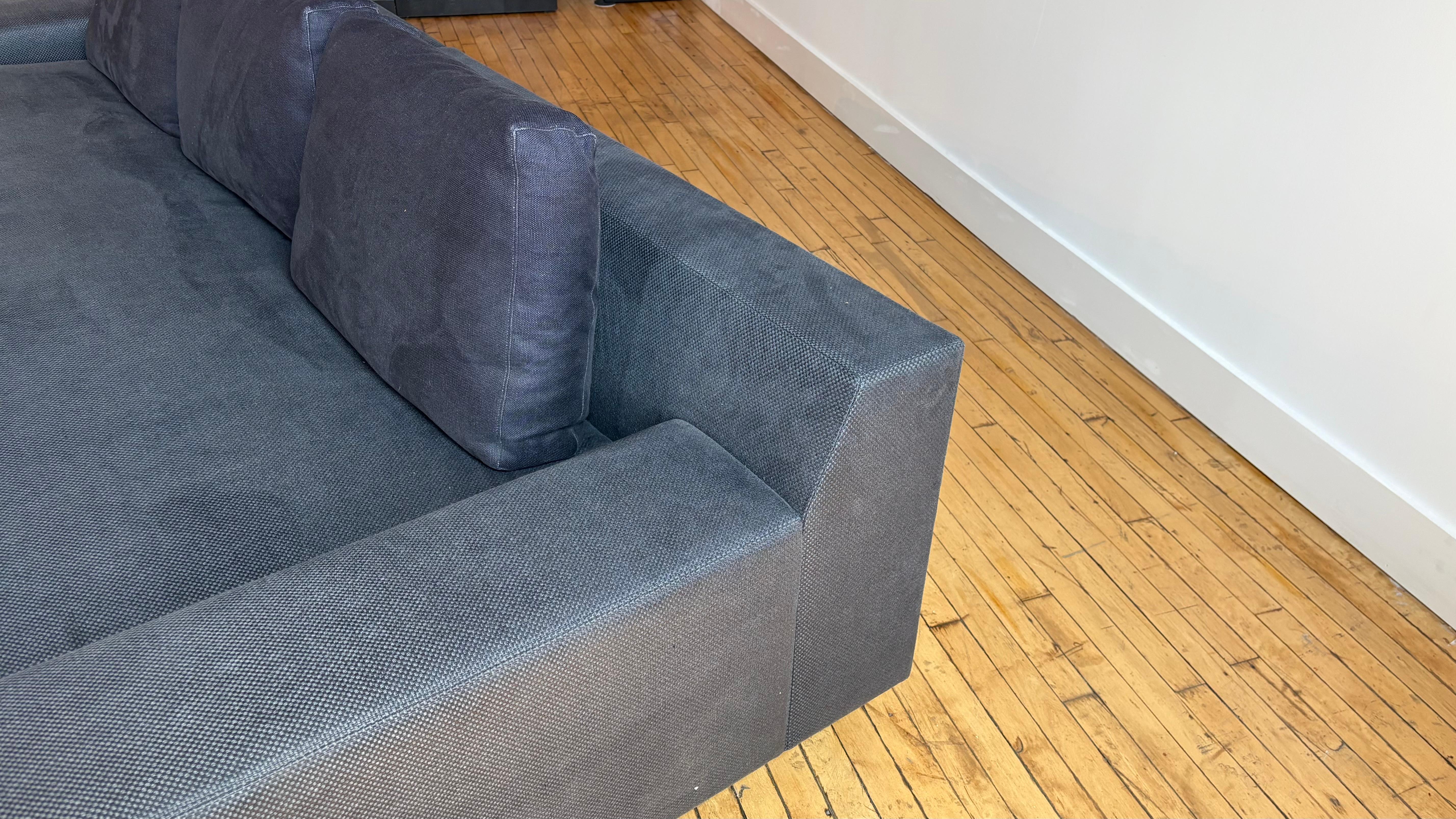 French Large Christian Liaigre “Augustin” Sofa For Sale
