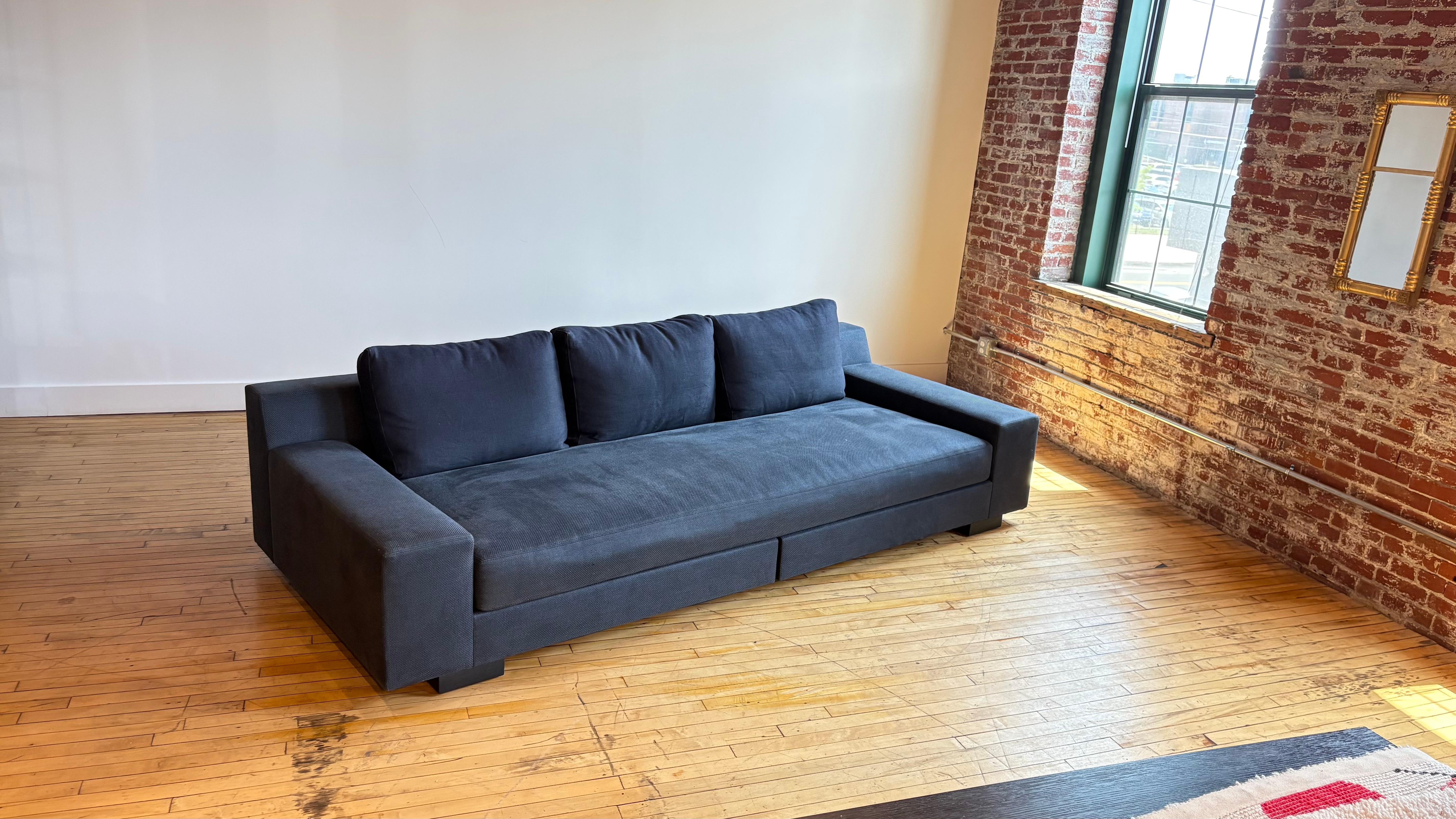 Large Christian Liaigre “Augustin” Sofa For Sale 1