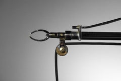 Large chrome-plated 50's Stilnovo telescopic wall bracket