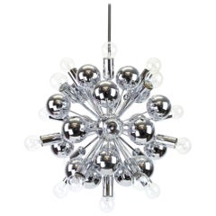 Large Chrome Space Age Sputnik Chandelier by Cosack, Germany, 1970s