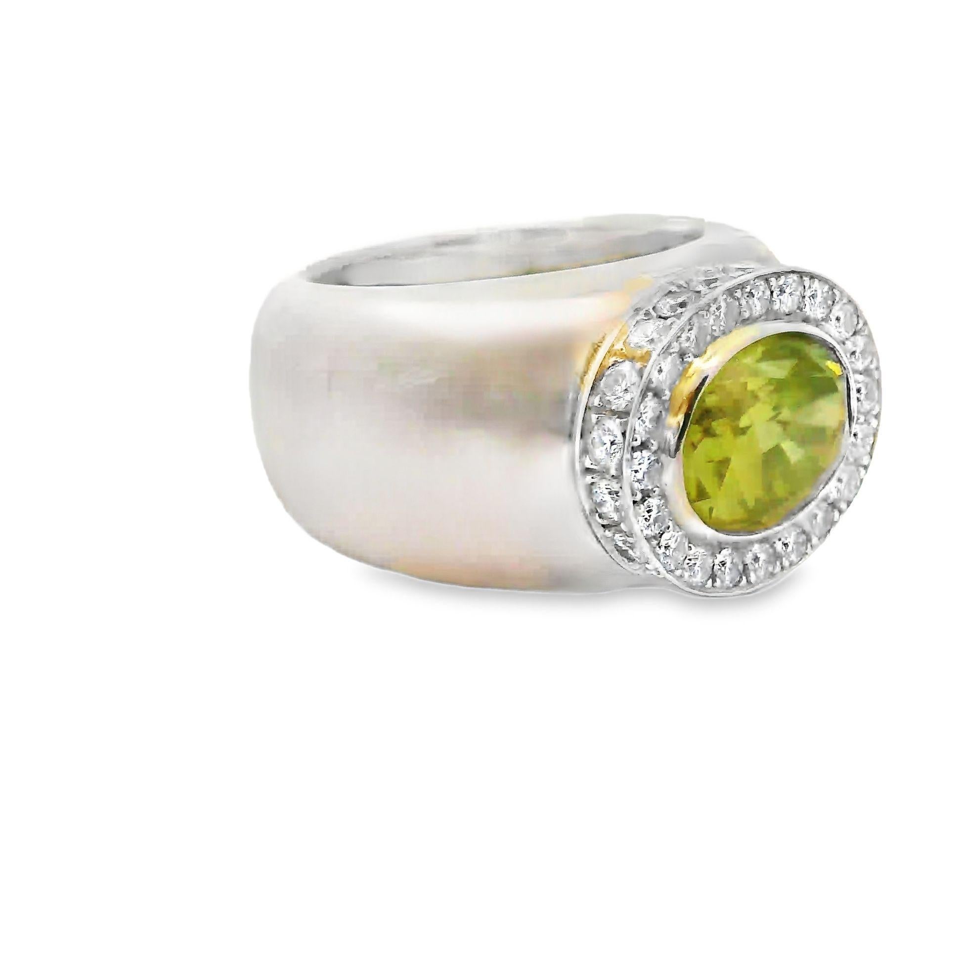A special piece expertly crafted with no shortcuts on quality or material. This large band is a dream to put on in terms of comfort even though it weighs 43 grams, more than an ounce. The band's edges are smooth and purposefully rounded to let you