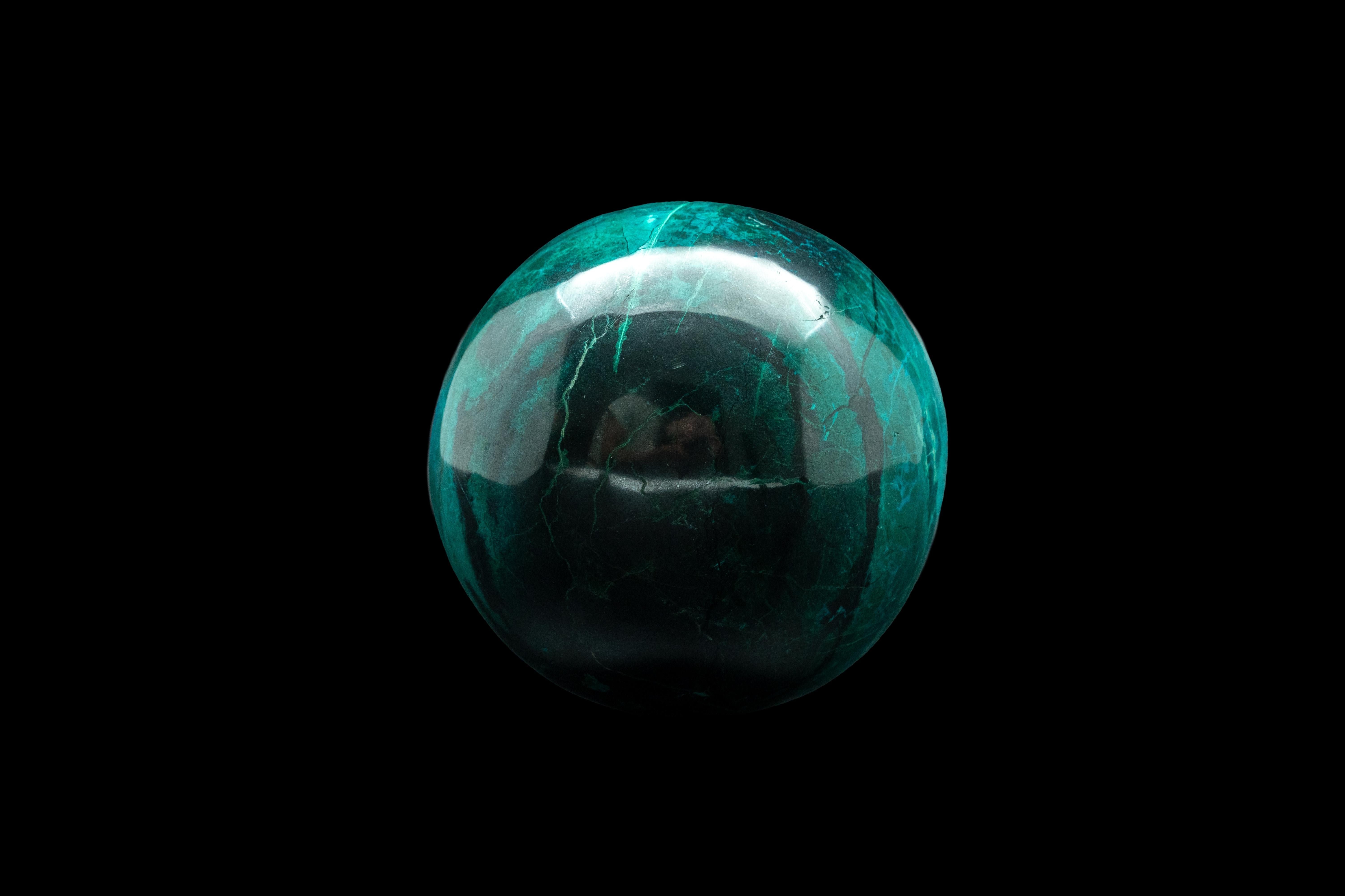 Large Chrysocolla Sphere 1