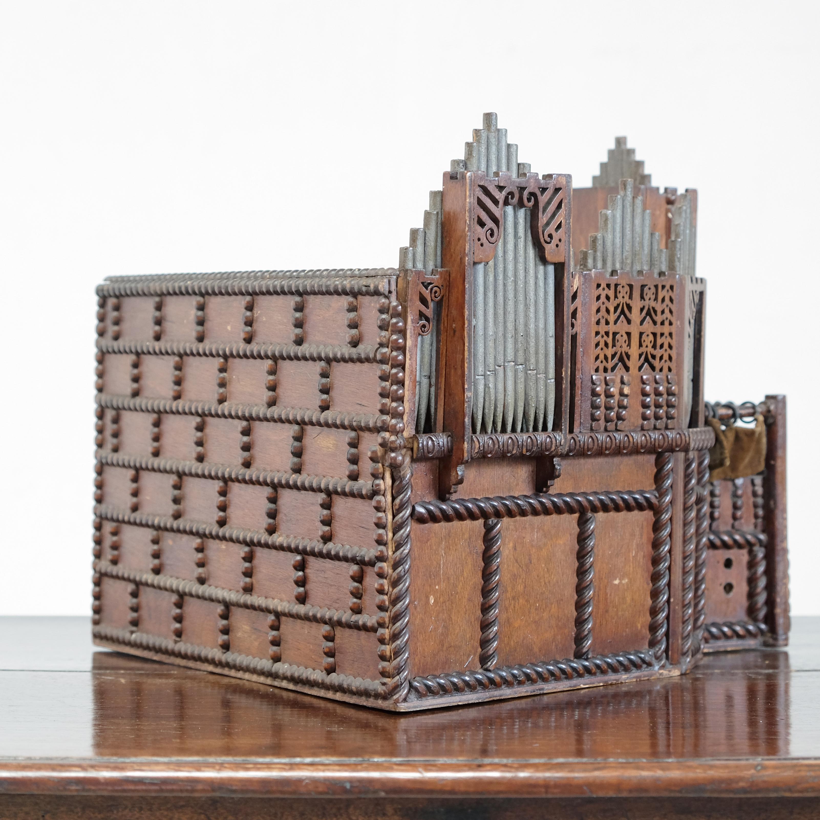 Large Church Organ Architectural Scale Model, English, 19th Century, Mixed Woods 5