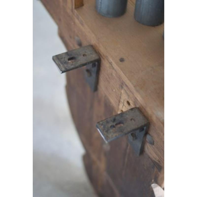 Mid-Century Modern Large Church Organ Clock, France, 1950s For Sale