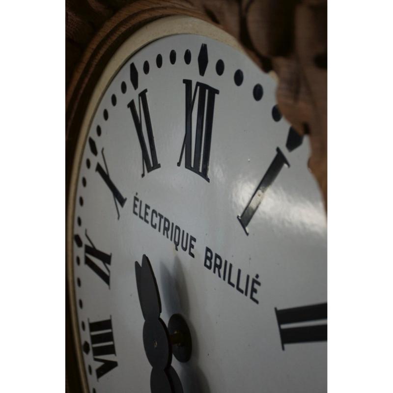 Metal Large Church Organ Clock, France, 1950s For Sale