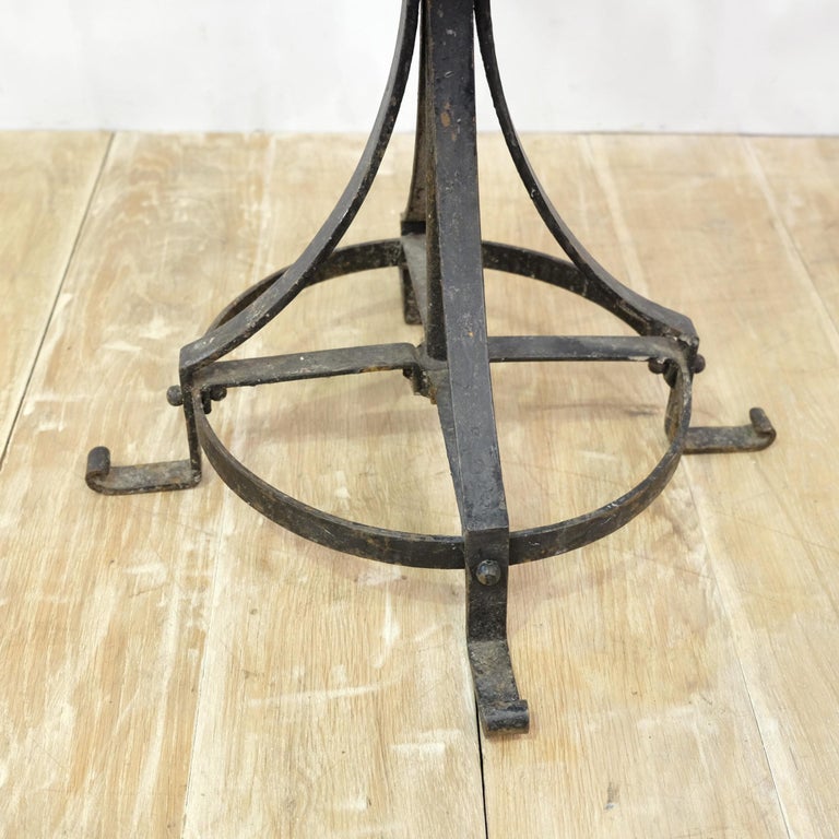 Large Church Votive Candle Stand, Wrought Iron, 19th Century, Floor