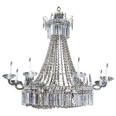 Vintage Large, circa 1930, Genoa Chandelier