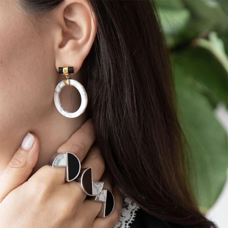 The Large Circle Hoops reflect on the inherent beauty of a shape that represents unity, inclusivity and timelessness. Circles have no beginning or end; they represent life and the lifecycle. These earrings illuminate the profound simplicity of the