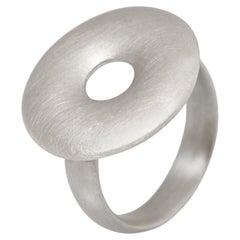 Used Large Circle Ring, Silver