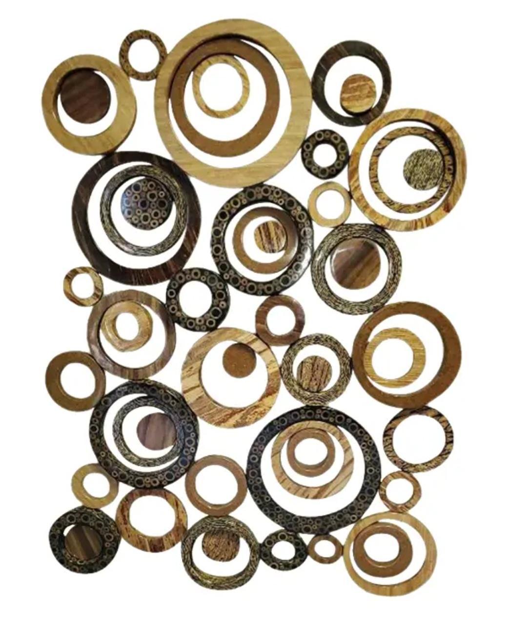 Large Circular Collage Wall Sculpture For Marquis Collection of Beverly Hills  For Sale 12