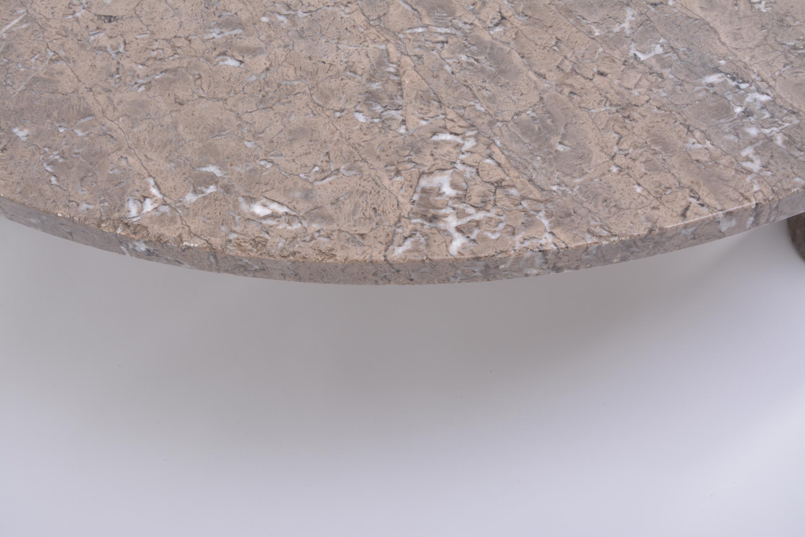 Large Circular 'Eros' Marble Coffee Table by Angelo Mangiarotti for Skipper 6