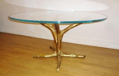 Grande table circulaire de J. Duval Brasseur, 1982