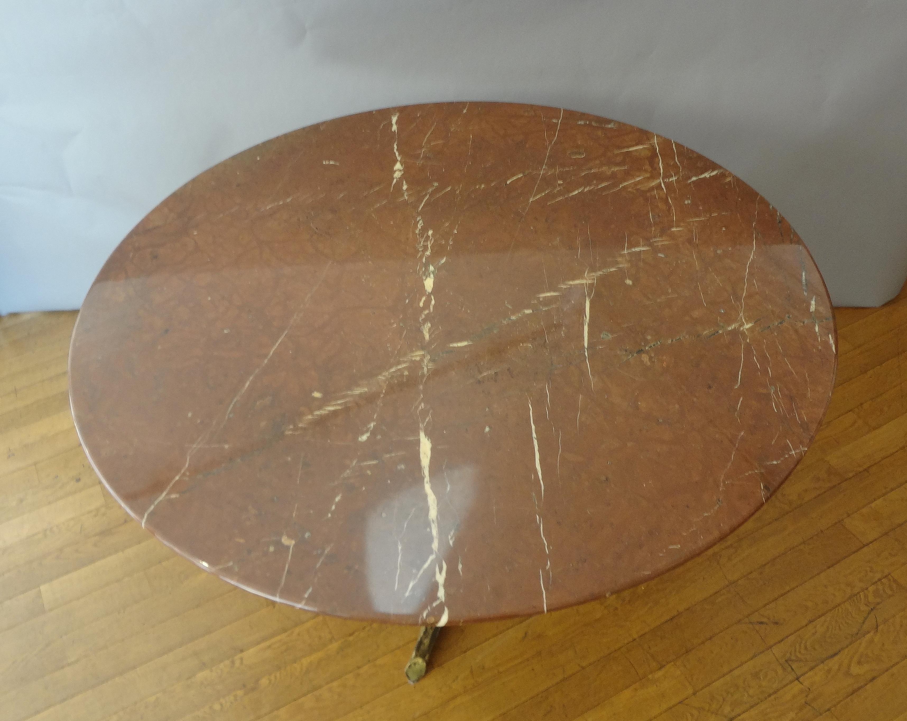 Late 20th Century Large Circular Table by J. Duval Brasseur, 1982