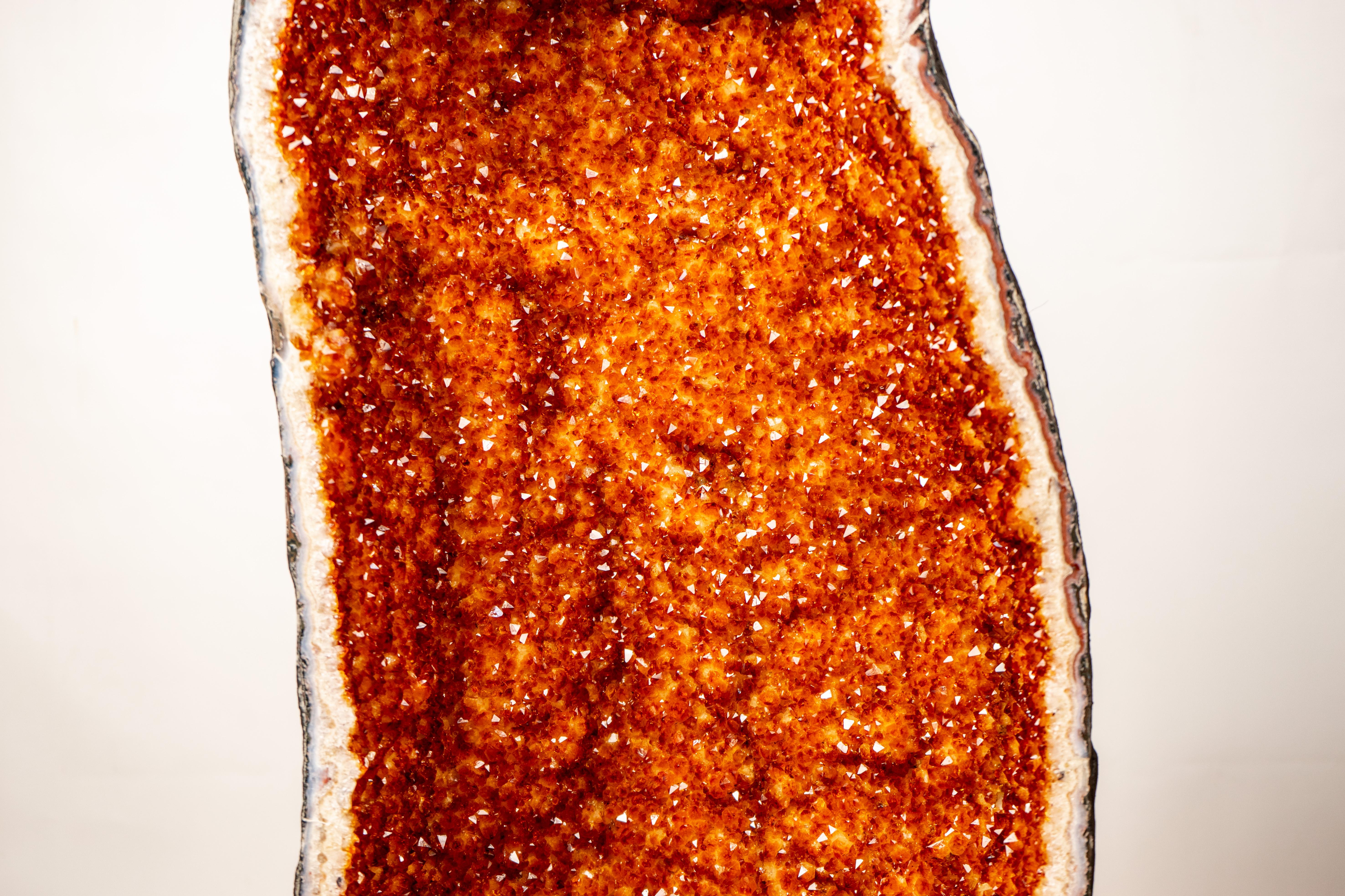 Large Citrine Cathedral Geode For Sale 4