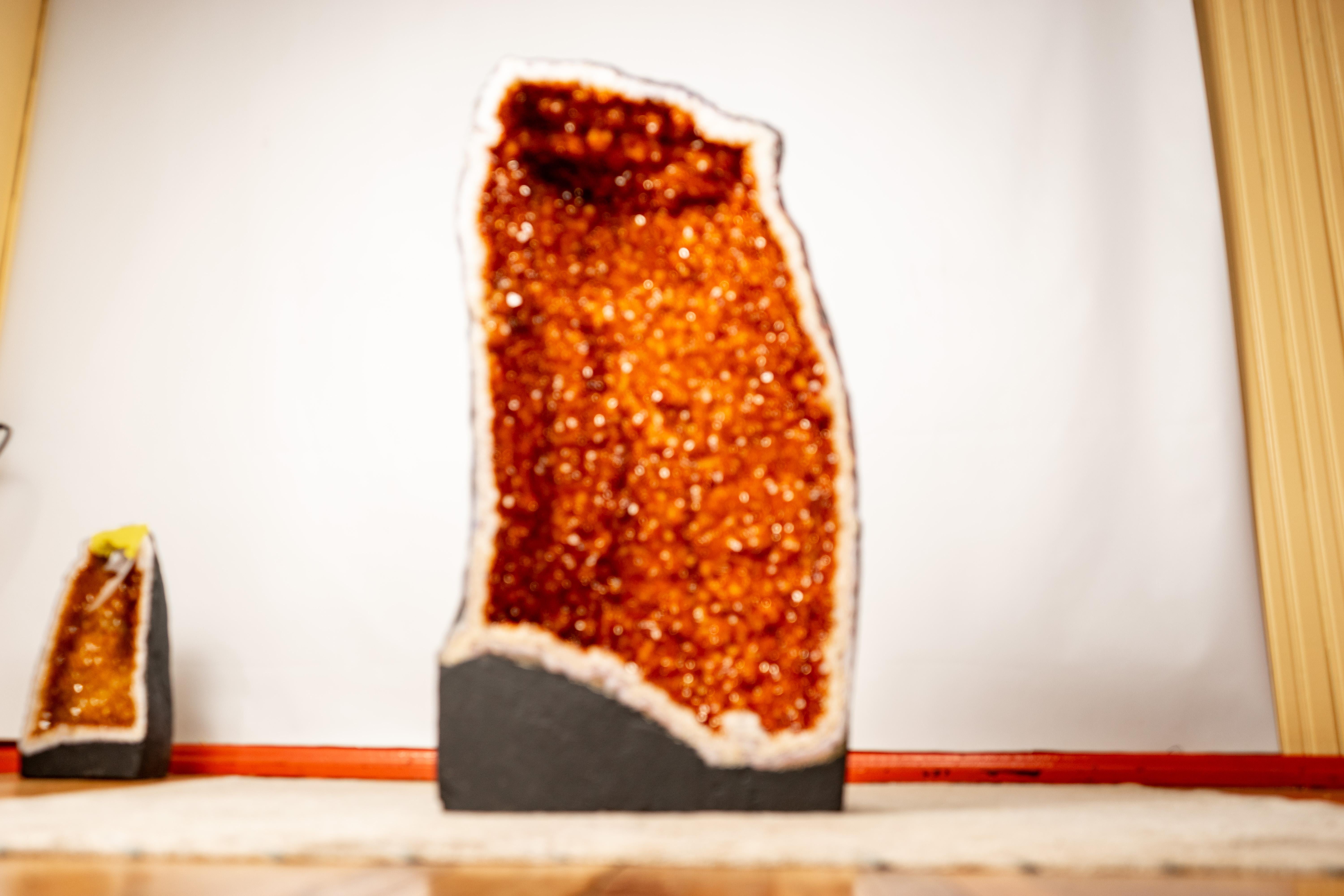 Large Citrine Cathedral Geode For Sale 1