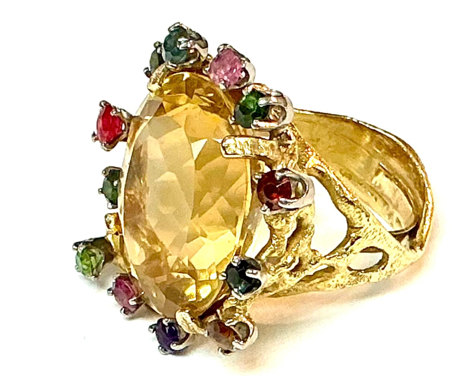 bague plusieurs pierres
