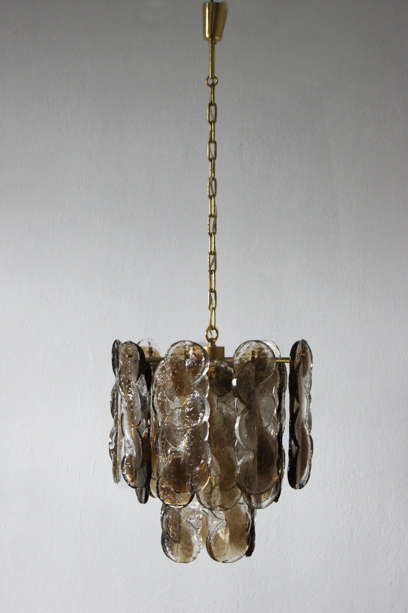 Mid-Century moderno Lampada da soffitto grande Citrus di J.AT&T. Kalmar in vendita