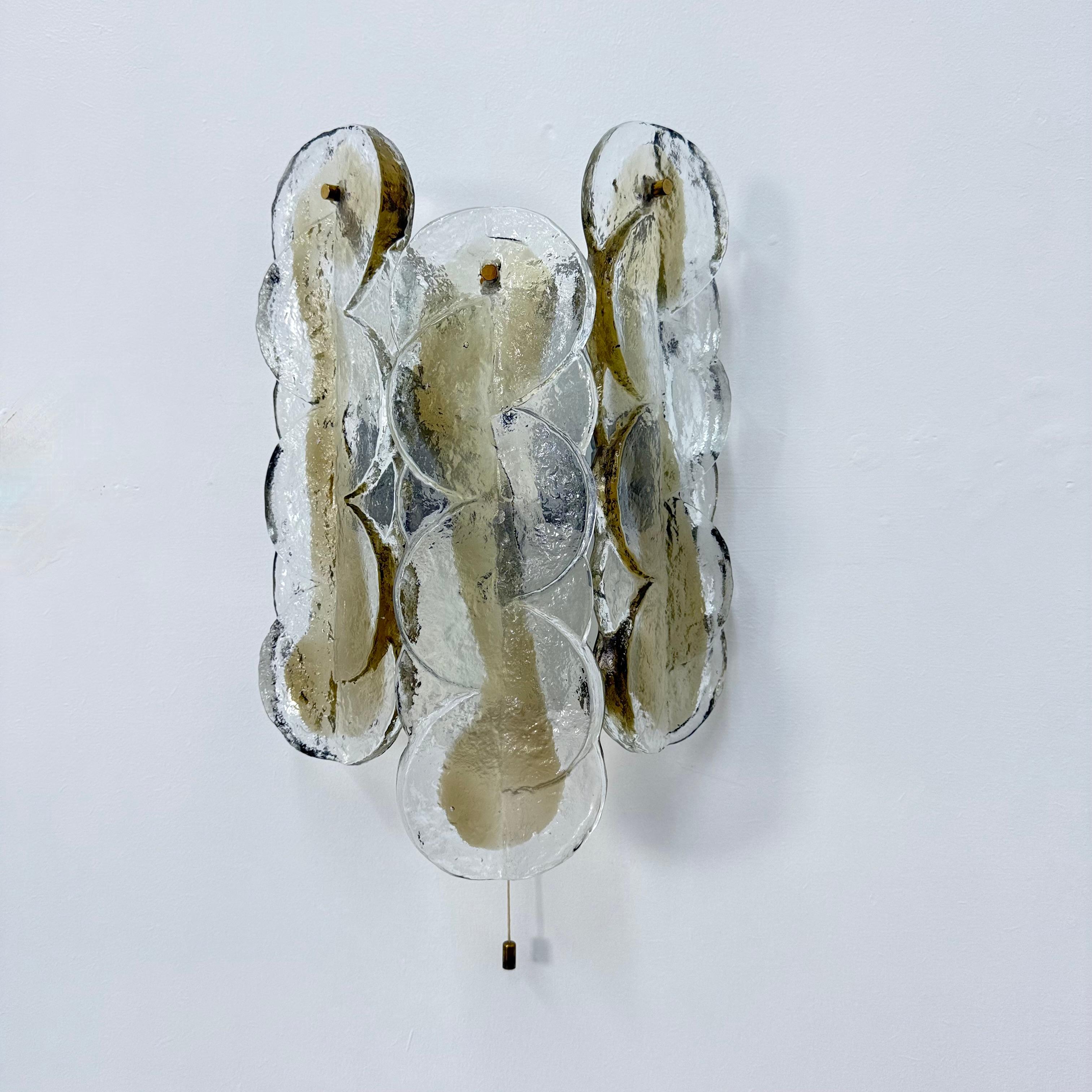 Large Citrus Wall Lights from Kalmar, Austria, 1960s For Sale 3