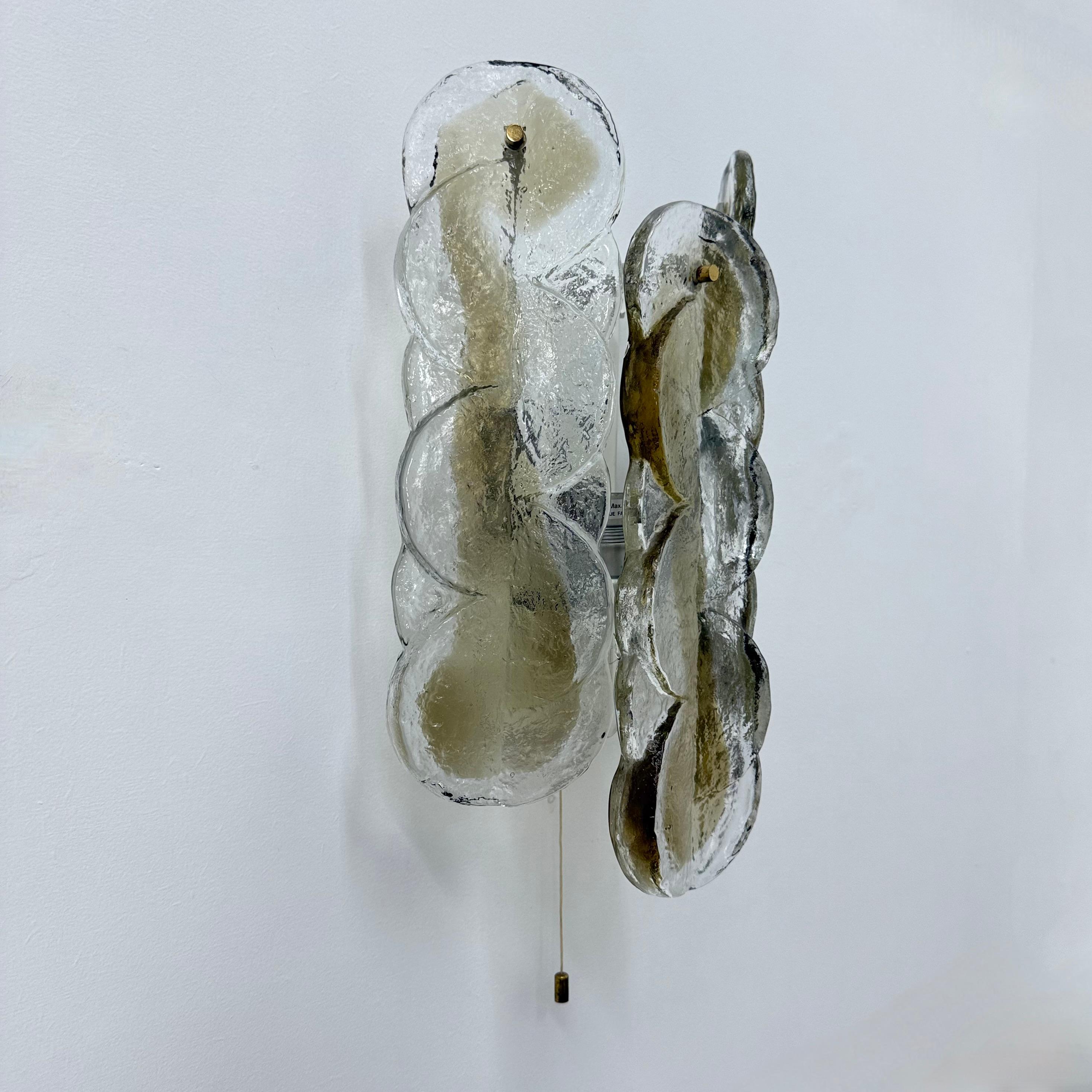 Large Citrus Wall Lights from Kalmar, Austria, 1960s For Sale 7