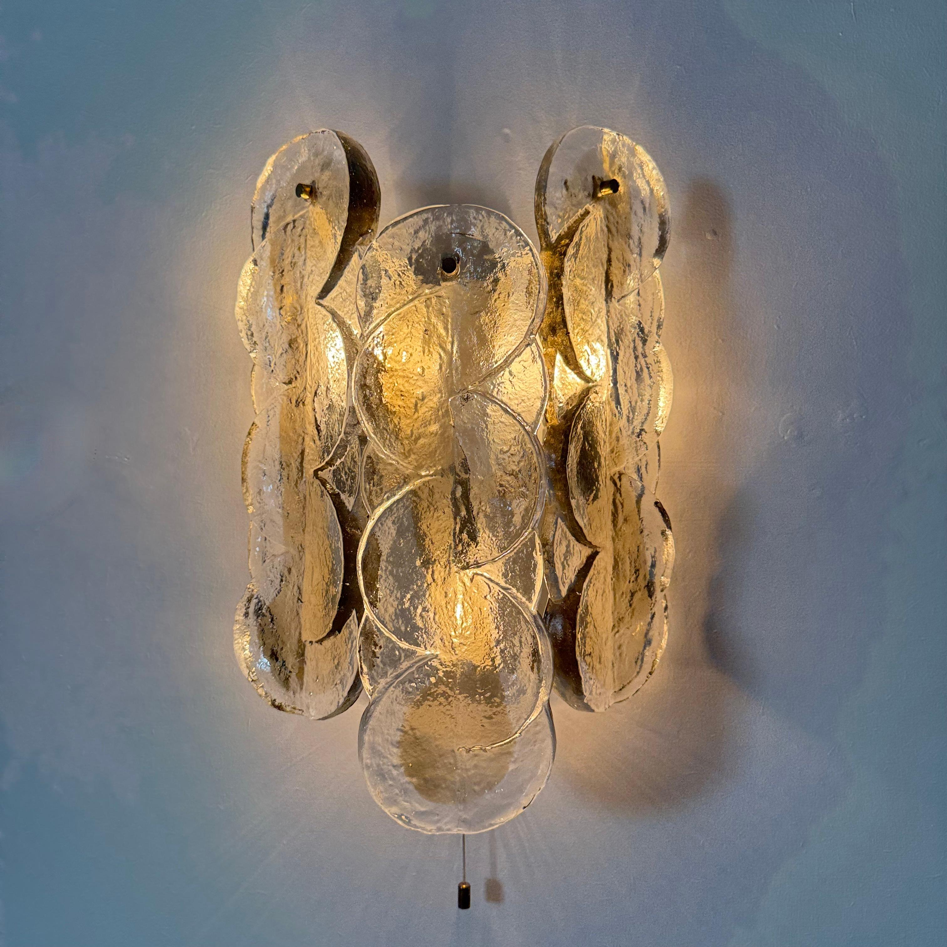Large Citrus Wall Lights from Kalmar, Austria, 1960s For Sale 9