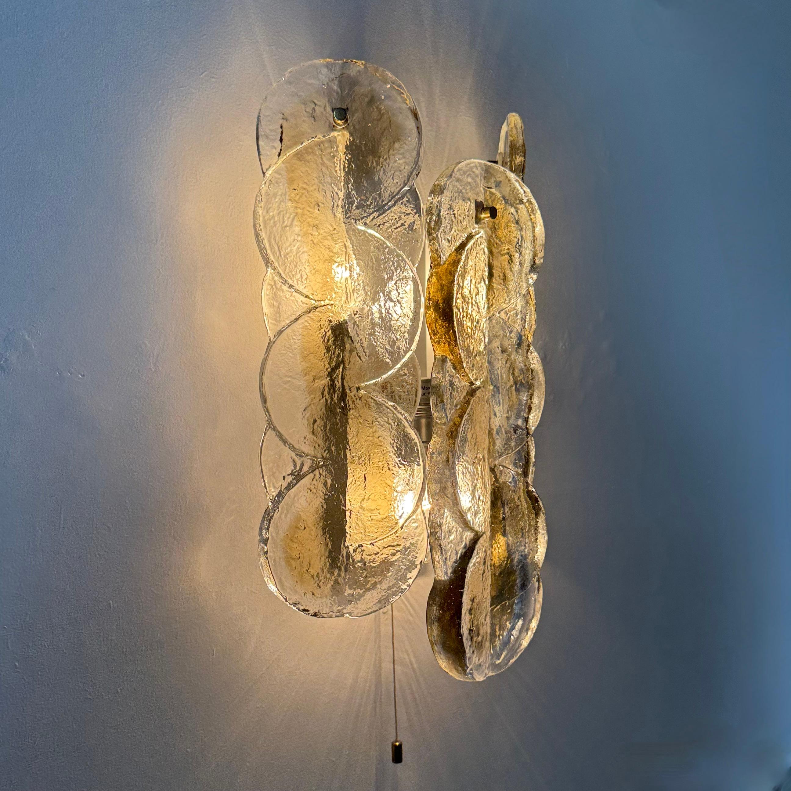 Large Citrus Wall Lights from Kalmar, Austria, 1960s For Sale 10