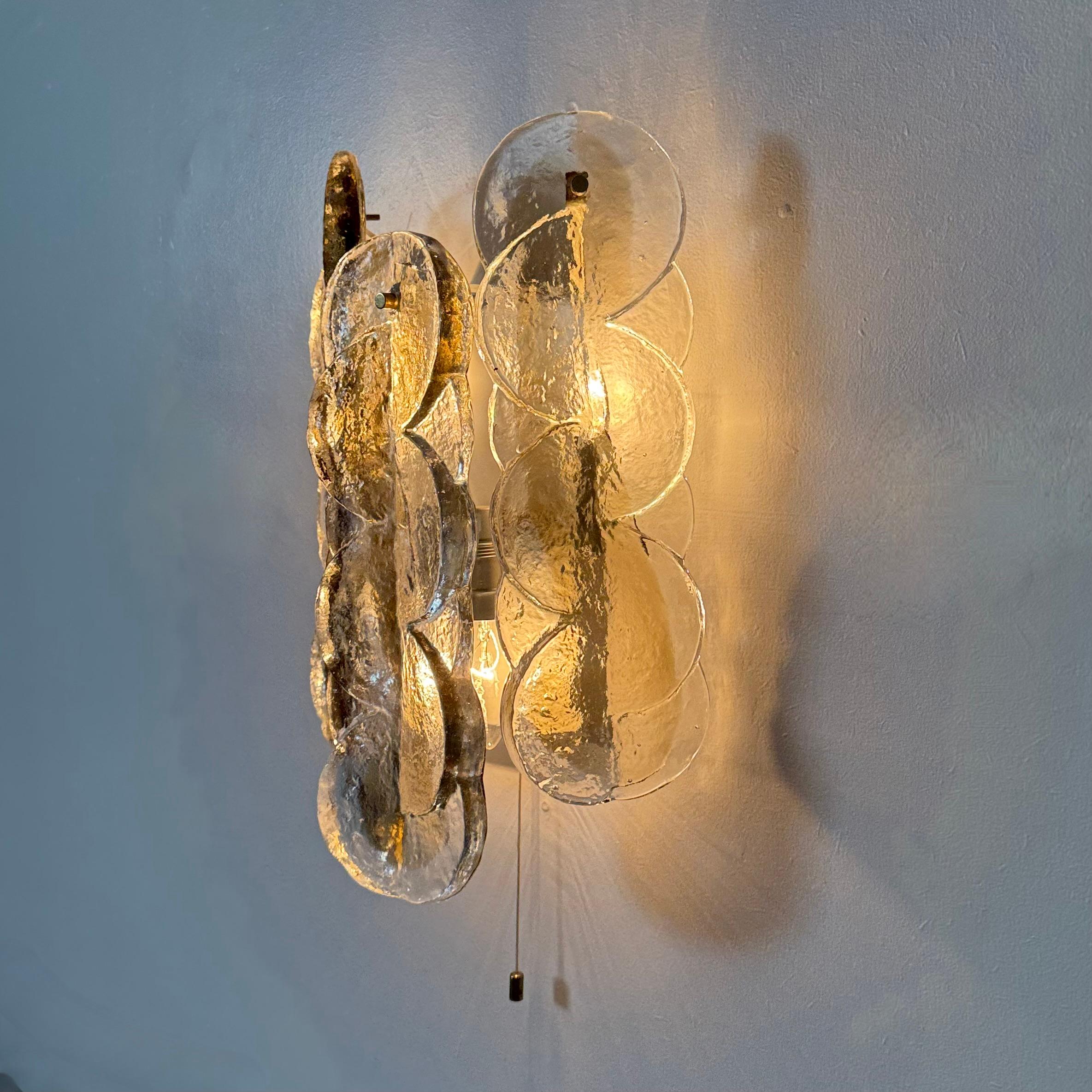 Large Citrus Wall Lights from Kalmar, Austria, 1960s For Sale 12