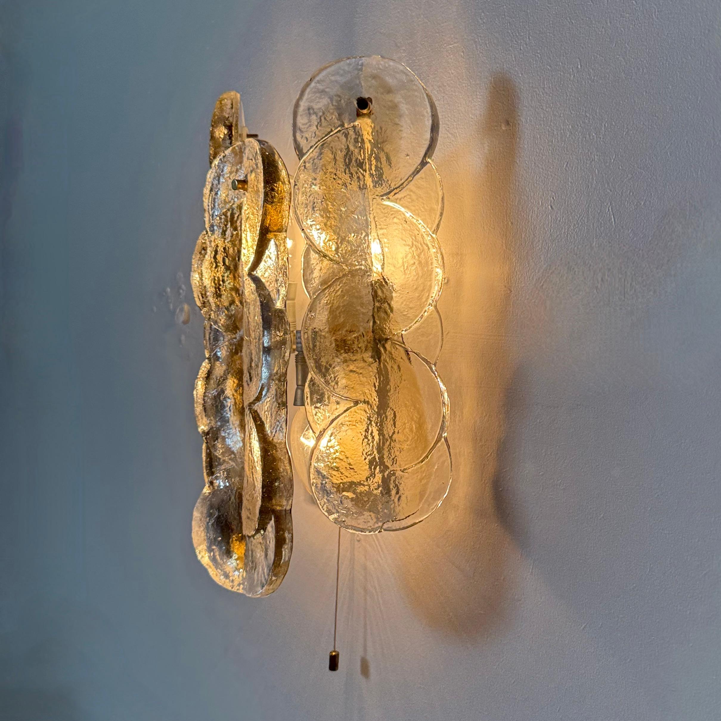Large Citrus Wall Lights from Kalmar, Austria, 1960s For Sale 13