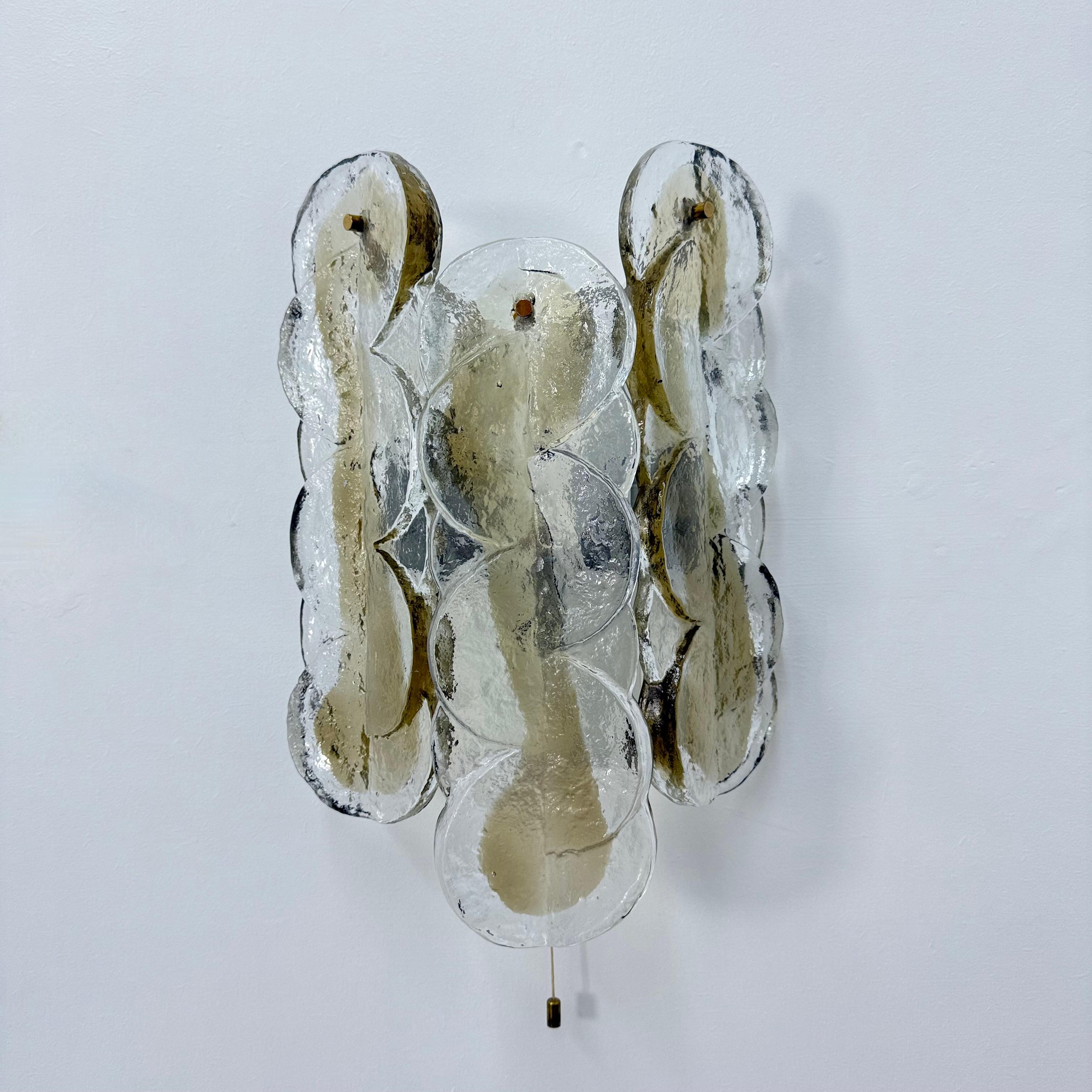 Large Citrus Wall Lights from Kalmar, Austria, 1960s In Good Condition For Sale In Delft, NL