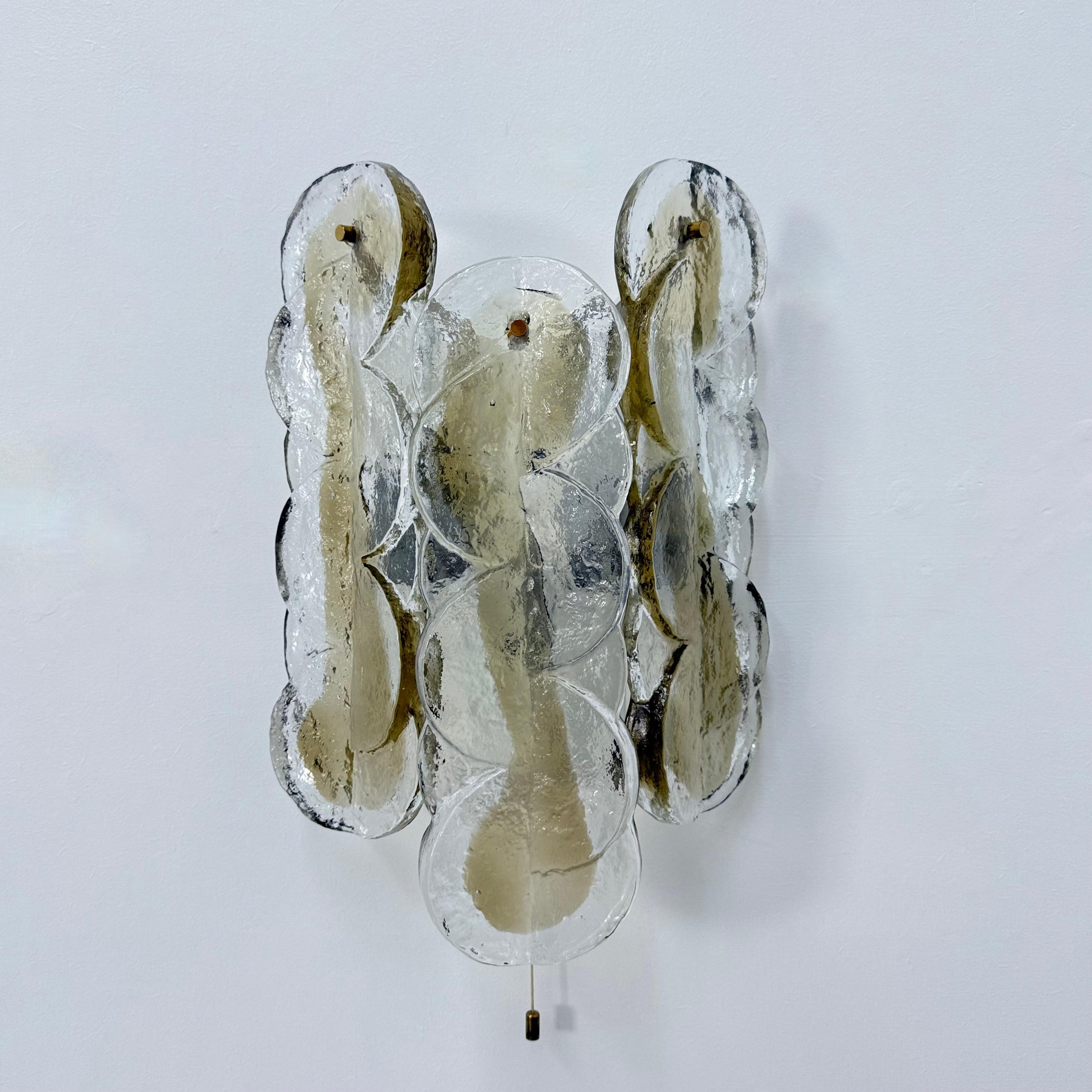 Large Citrus Wall Lights from Kalmar, Austria, 1960s For Sale 1