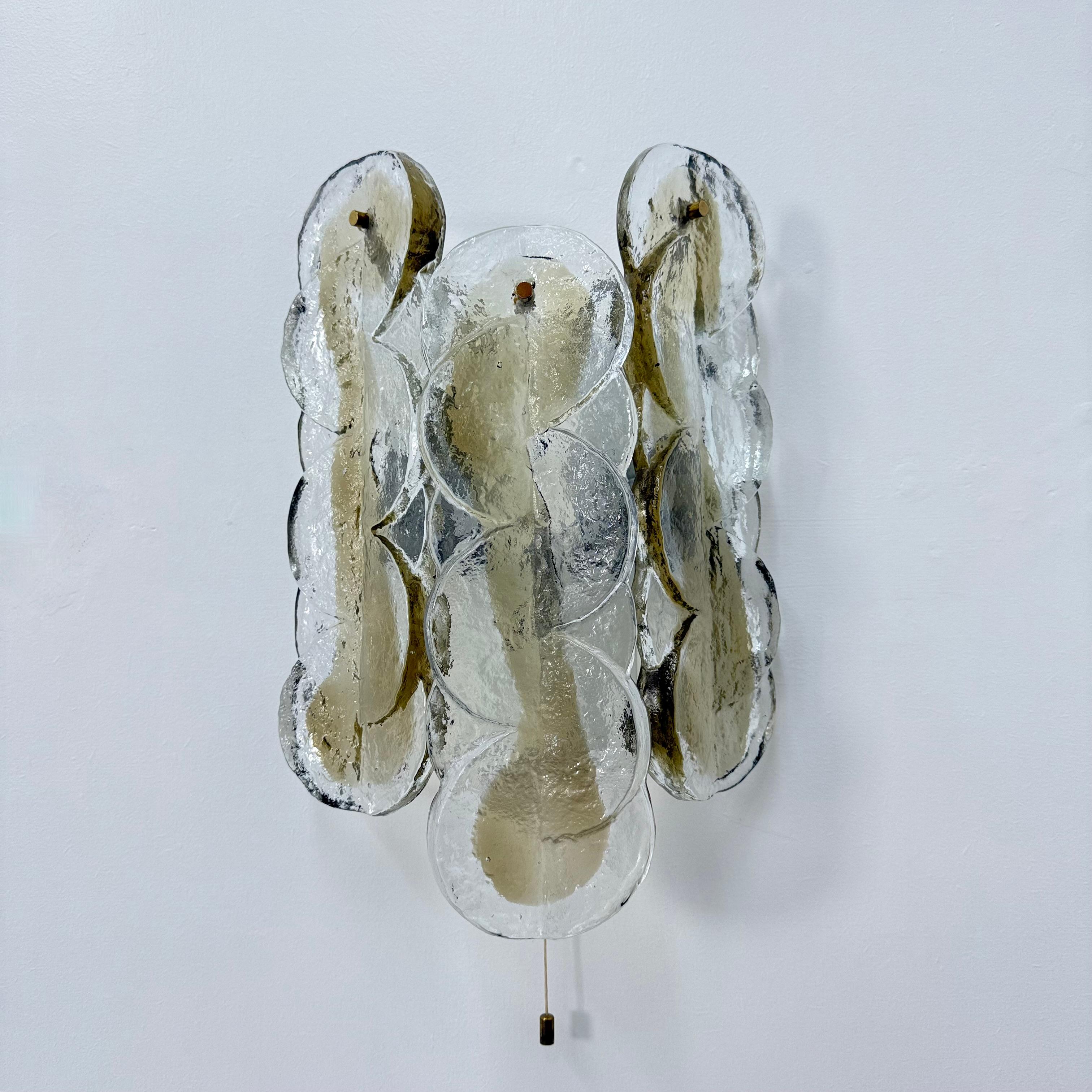 Large Citrus Wall Lights from Kalmar, Austria, 1960s For Sale 2