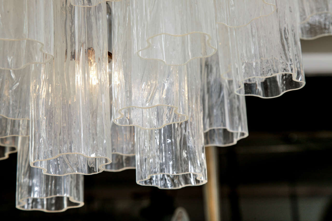chandelier with clear glass shades