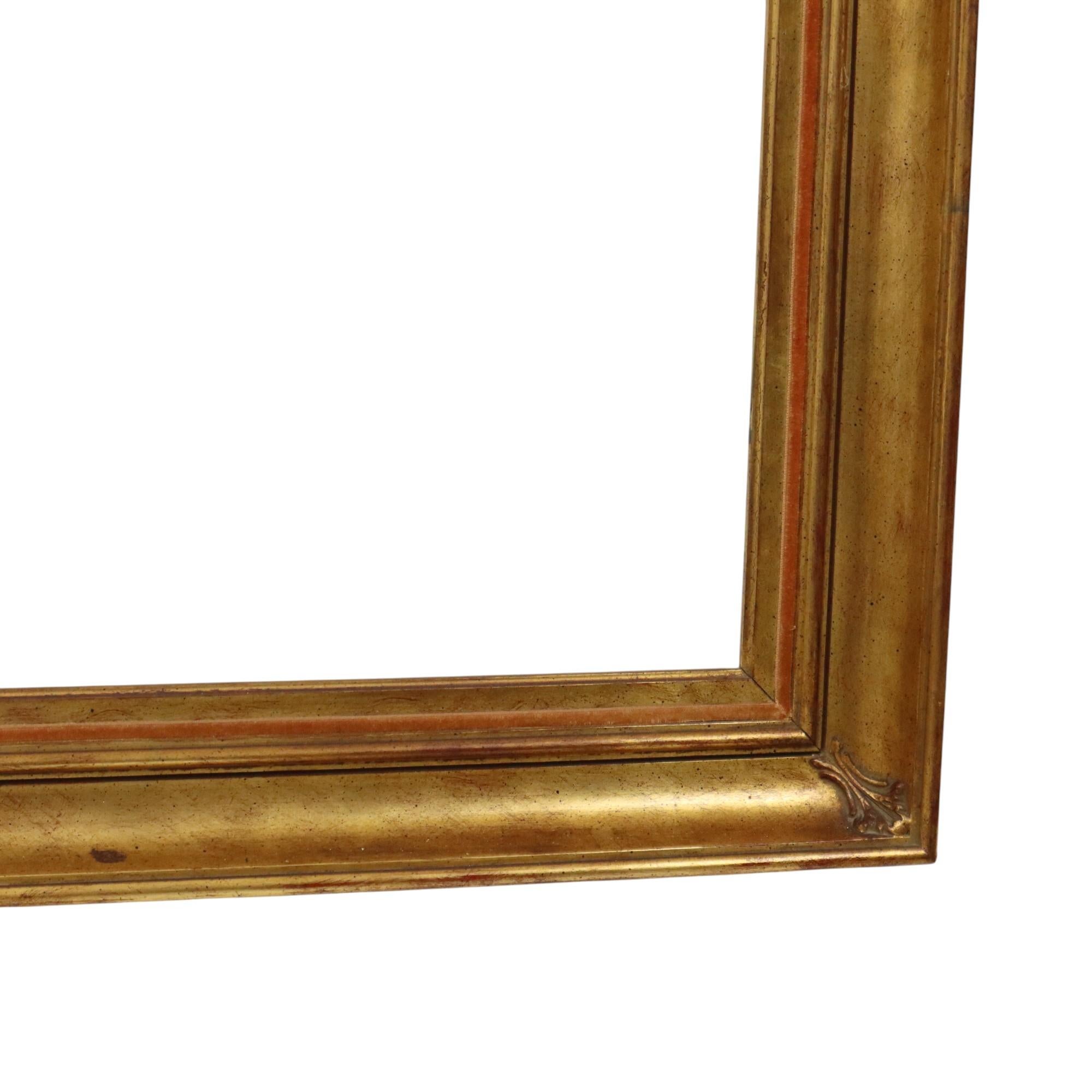 Large Classic Gold-Colored Wooden Frame Painting 75x65cm For Sale 1