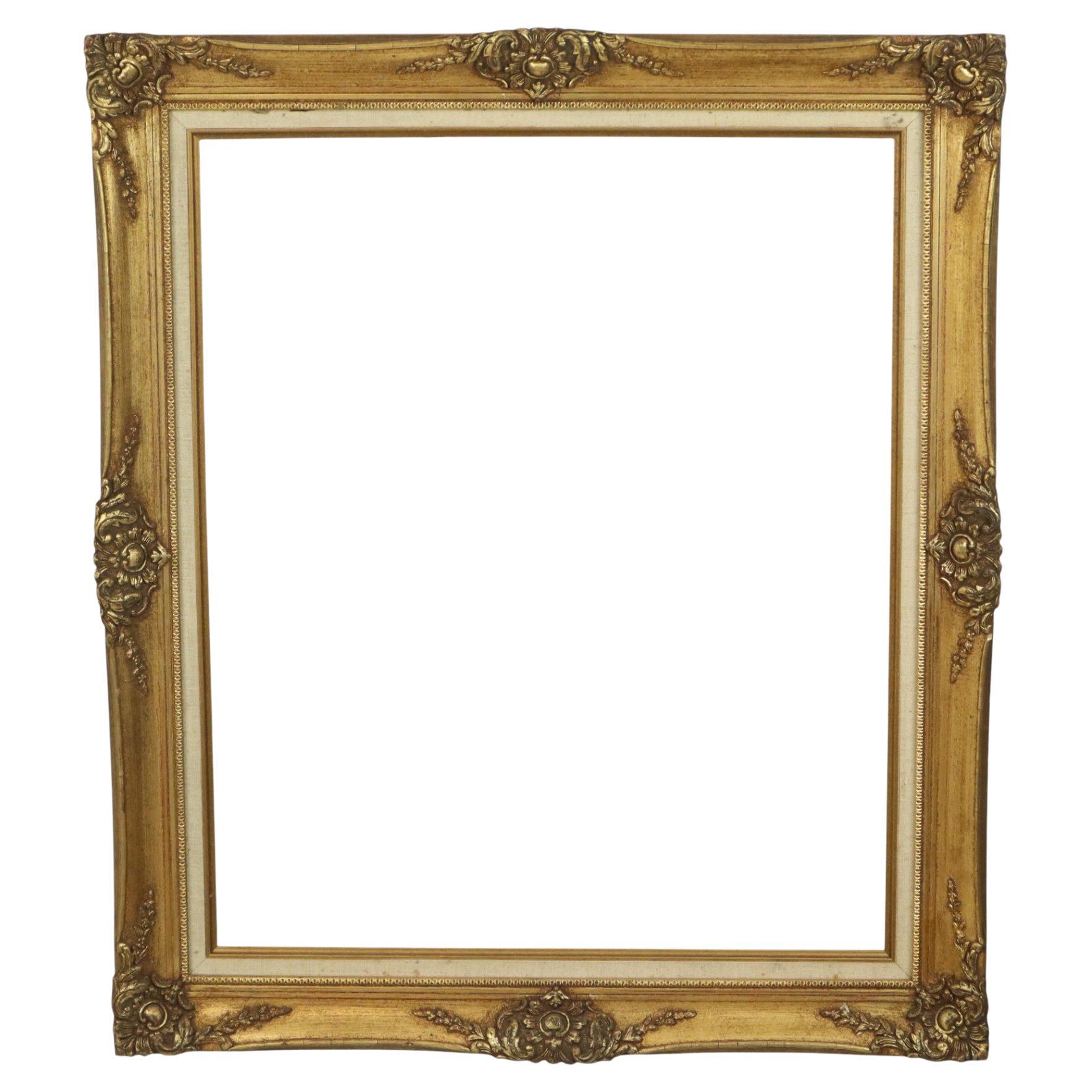 Grand cadre classique doré Cadre de style baroque 73x63cm