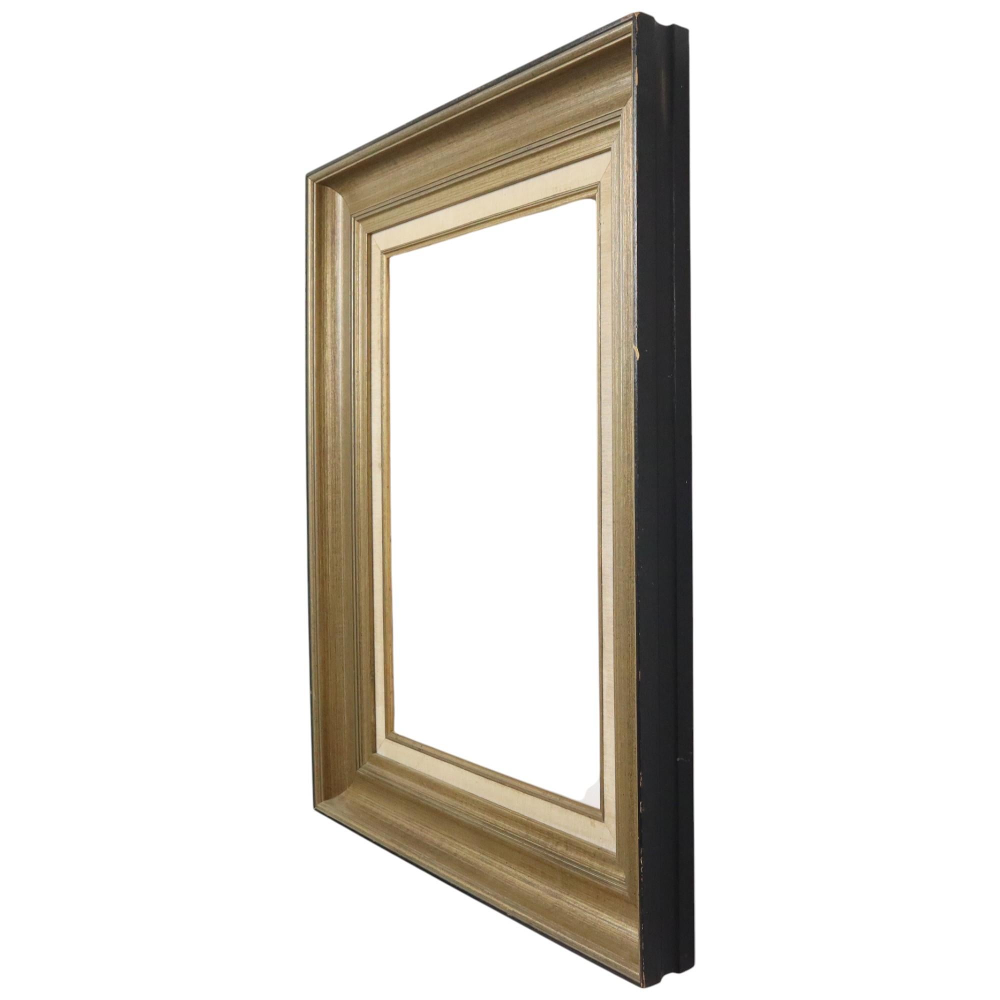 Large Classic Gold Frame Pine Wood Sleek Design 97cm For Sale 5