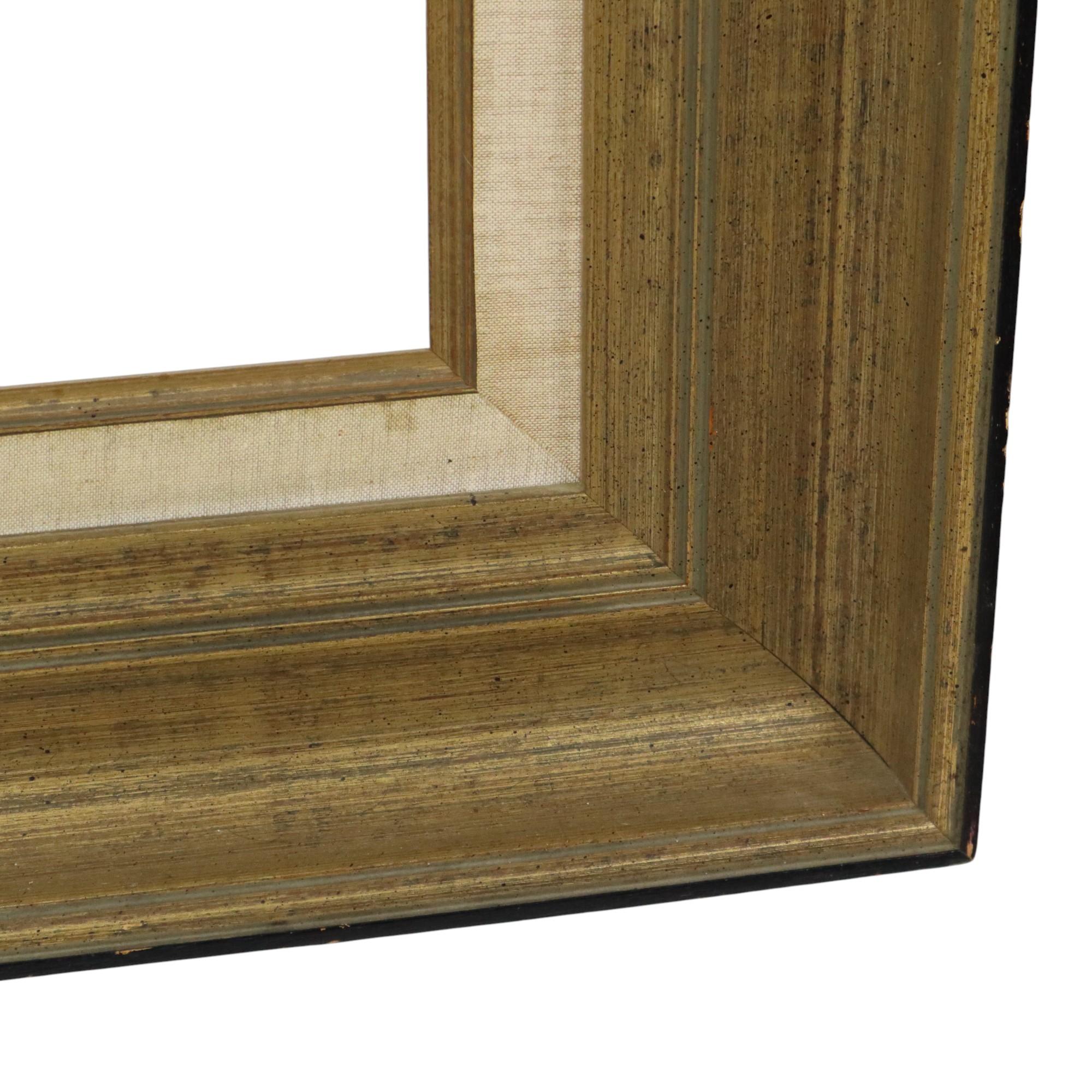 Large Classic Gold Frame Pine Wood Sleek Design 97cm For Sale 1