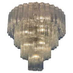 Large Classic Murano Chandeliers in the of style of Venini Large Classic Murano Chandeliers in the of style of Venini